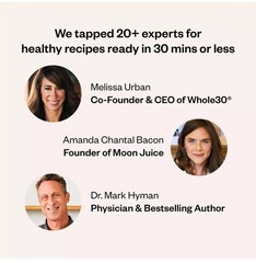Healthy Living Made Easy Cookbook Thrive Market 60+ Recipes 30 min or less NEW