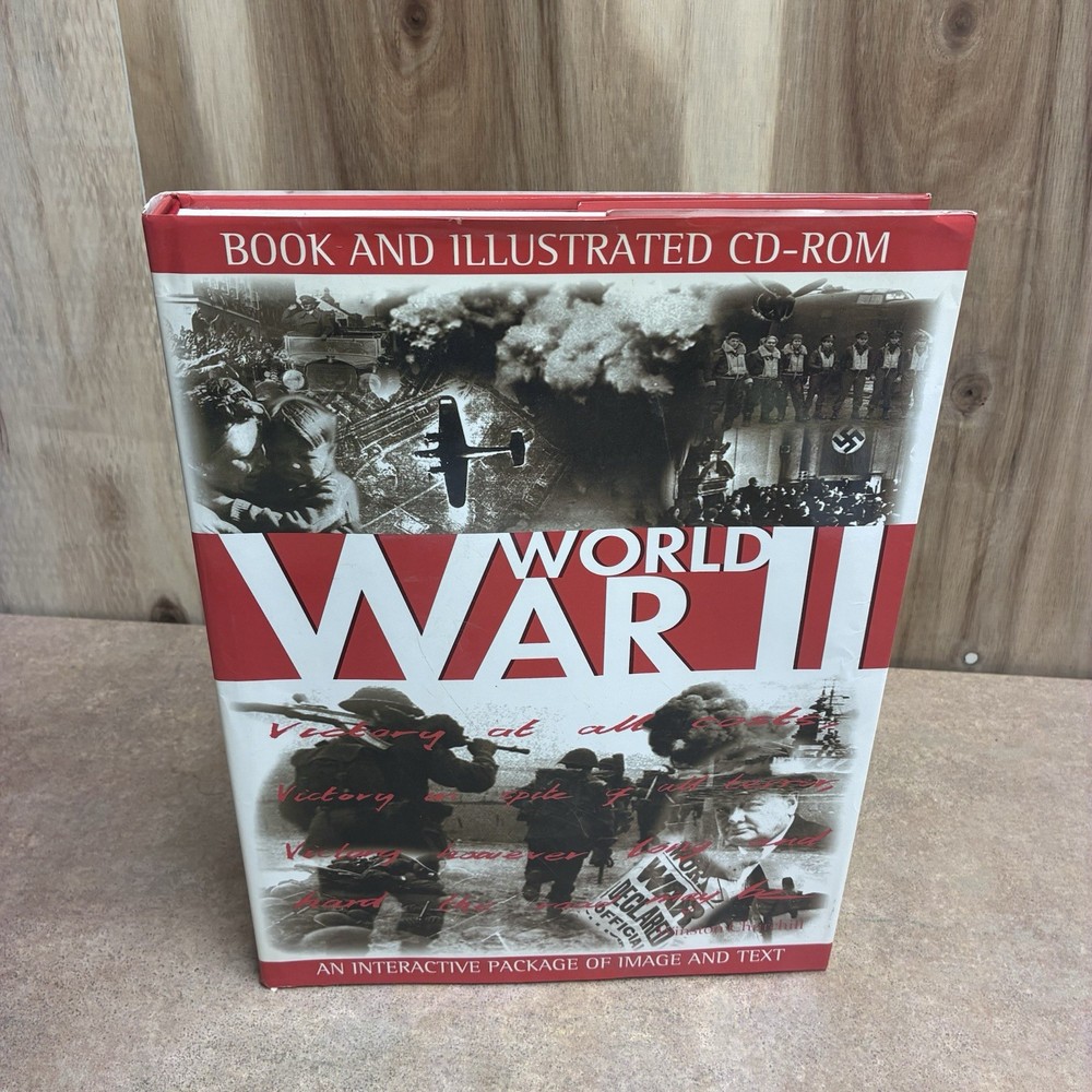 1989 World War II Hardback Book 400 Pages Featuring Over 1,350 Military Photos