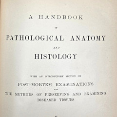Handbook Pathological Anatomy Histology Delafield Prudden 1889 HC Wood Engraving