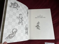 A Disney Sketchbook (Disney Editions Hardcover, By Ken Shue) Excellent Condition