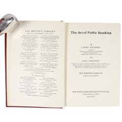 RARE DALE CARNEGIE First Edition The Art of Public Speaking 1915 w/ DUST JACKET!