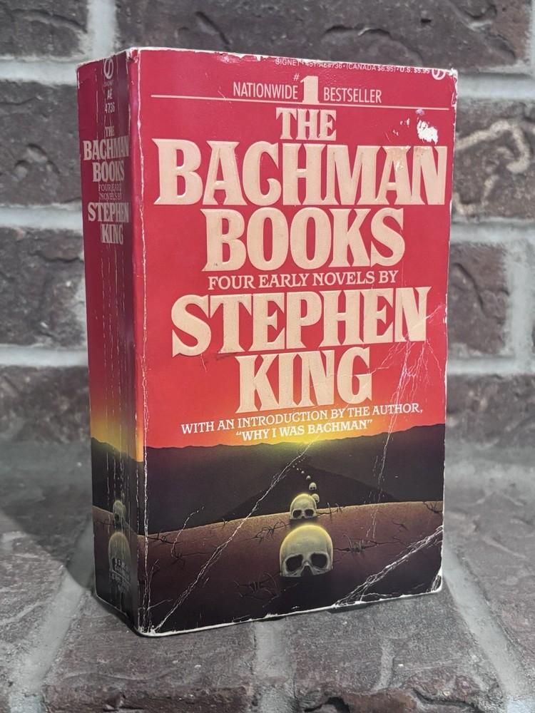 Stephen King Richard Bachman Books RAGE PB Book 1986 Signet 1st Ed Rage
