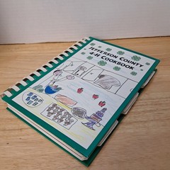 Jefferson County 4-H Cookbook 2001 Hardcover Spiral Cookbook Wisconsin 218 pages