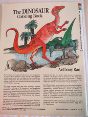 Vintage Dover The Dinosaur Coloring Book