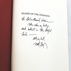 Signed: Blood of the Prophets by Will Bagley – 2002 First Edition HCDJ Like New