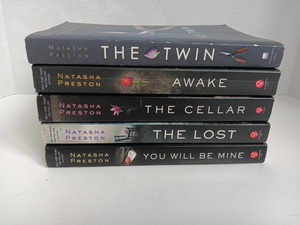 Natasha Preston 5 Book Paperback Lot Lost, Cellar, Awake, Twin, You Will Be Mine