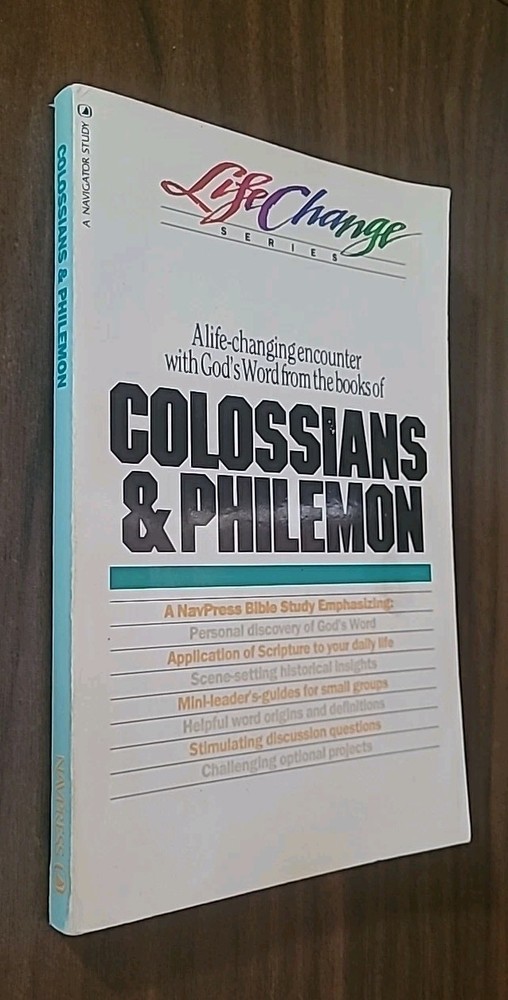 Colossians and Philemon by Navigators Staff (2018, Trade Paperback)