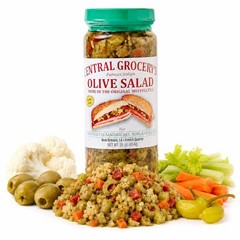 Authentic New Orleans Olive Salad 16 oz – Italian Muffuletta Spread, Relish for