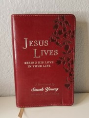 Jesus Lives : Seeing His Love in Your Life by Sarah Young (2009) Leather bound