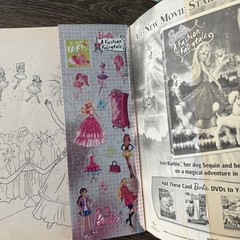 Barbie Book Lot of 9 Fairy Princess Mermaid + Sticker Activity Books