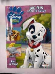Disney Animal Friends Big Fun Coloring Book Tear Share 80 Pages