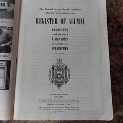 Register of Alumni, United States Naval Academy, 1845-1966 – 482 pages