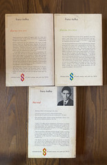 Franz Kafka Lot of 3 Trial Diaries 1910-1913 Diaries 1914-1923 SC Schocken 1970s