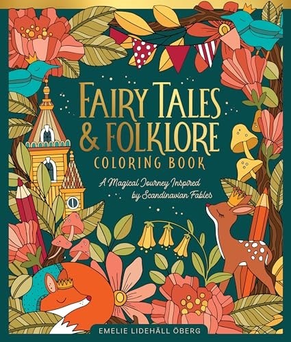 Fairy Tales & Folklore Coloring Book: A Magical Journey Inspired by Scandinavian