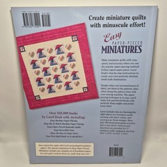 Easy Paper-Pieced Miniatures Quilt Book by Carol Doak & That Patchwork Place