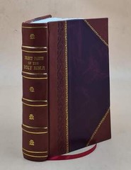 Select parts of the holy Bible for the use of the negro slaves, [LEATHER BOUND]
