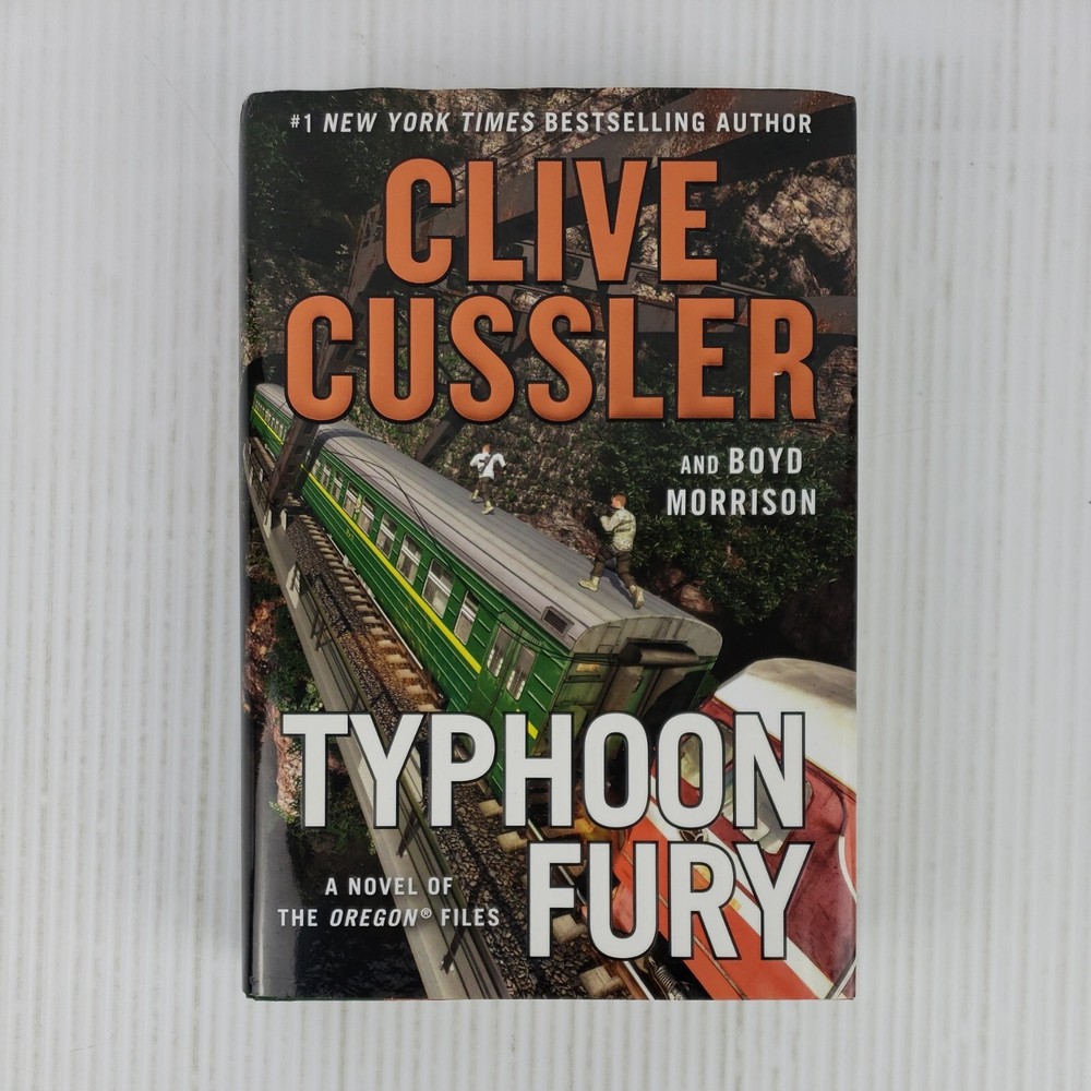 Typhoon Fury by Clive Cussler & Boyd Morrison SIGNED, 1st Ed. (2017)
