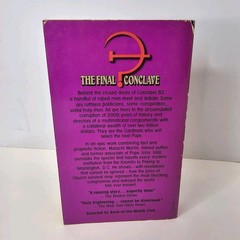 The Final Conclave Mass Market Paperbound Malachi Martin Paperback Book- Damaged