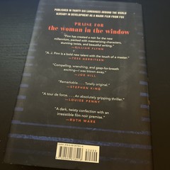 Woman in the Window : A Novel by A. J. Finn (2018, Hardcover)