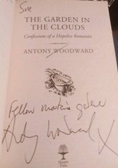 NEW The Garden In The Clouds Antony Woodward Paperback Author Signed „To Sue”