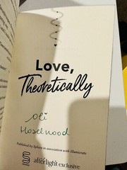 Love Theoretically By Ali Hazelwood Hand Signed Illumicrate Afterlight