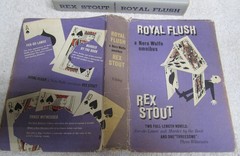 4 Rex Stout Royal Flush BCE Nero Wolfe Omnibus Vtg HCDJ Viking 1965 DJ 3 Aces +