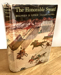 THE HONORABLE SWORD-SAMURAI by MILDRED LEWIS-1st Ed, 1st Pr.-1960-RARE $2.75 DJ