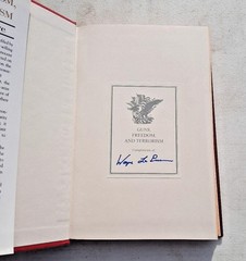 Guns, Freedom, Terrorism Wayne LaPierre 2003 Signed 2nd Amendment WND Books