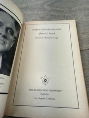 Vintage Rajasi Janakananda A Great Western Yogi Paramhansa Yogananda 1st ed SRF