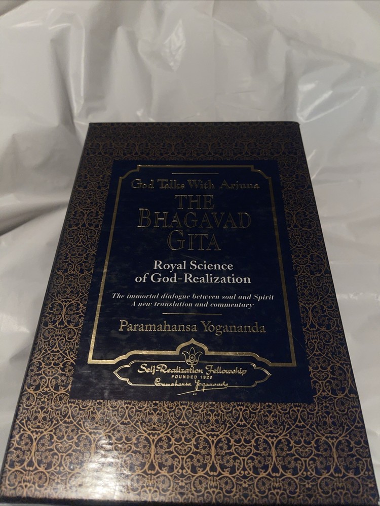 The Bhagavad Gita by Paramahansa Yogananda, 2 Volume Box set Hardcover
