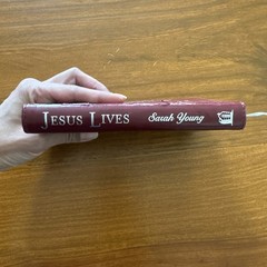 Jesus Lives Sarah Young Devotional Burgundy Faux Leather 2009 Ribbon Marker