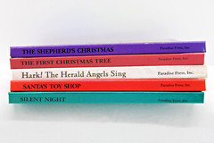 1992 Christmas Pop-up Books Lot of 5 Hard Cover Treasury Collection Vintage