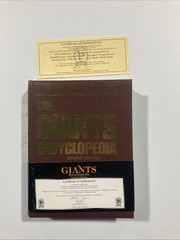 The Giants Encyclopedia 2nd Edition (Leather Bound, 2003) Signed & Numbered Ed.