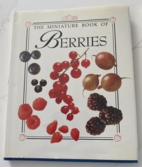 3 Mini books detailed botanical illustrations. titles Berries, Spices, & Herbs.