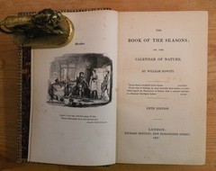 [sh13] Book of Seasons by William Howitt, 1837 Fine Leather Binding by J Larkins