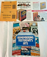 Lot of 3 Reader’s Digest Songbooks Remembering Yesterday, Faith & Joy, Popular
