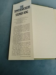 Stephen King The Tommyknockers 1987 Hard Cover DJ Putnam
