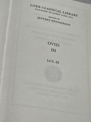 Ovid Metamorphoses Books 1-8 Loeb Classical Library HC DJ Frank Justus Miller