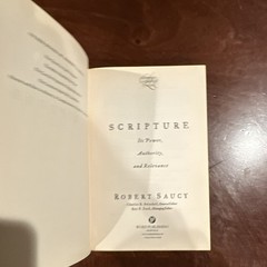 Word Publishing Scripture Its Power Authority Relevance Robert Saucy Hardcover …