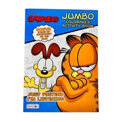 GARFIELD Jumbo Coloring & Activity Book Bendon Puzzles Games Stand-Up Characters