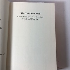 The Two-Ocean War by Samuel Eliot Morison 1963 Vintage Hardcover E2