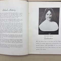 1953 Panther Vol 8 Senior Class Of SS. Peter and Paul High School Yearbook HC