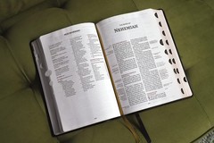 KJV, Thompson Chain-Reference Bible, Large Print, Bonded Leather, Black, Red …