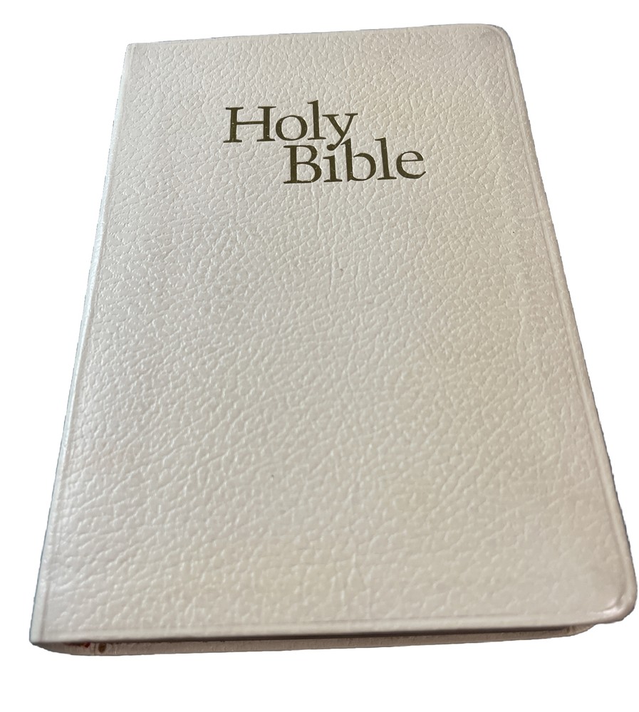 Holy Bible Study Edition The National Bible Press King James Creme Leather READ