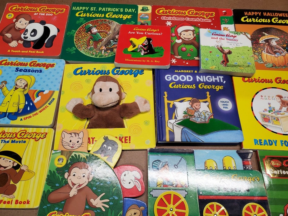 Lot of 10 CURIOUS GEORGE Board Books by Margret & H. A. Rey „Random Mix”