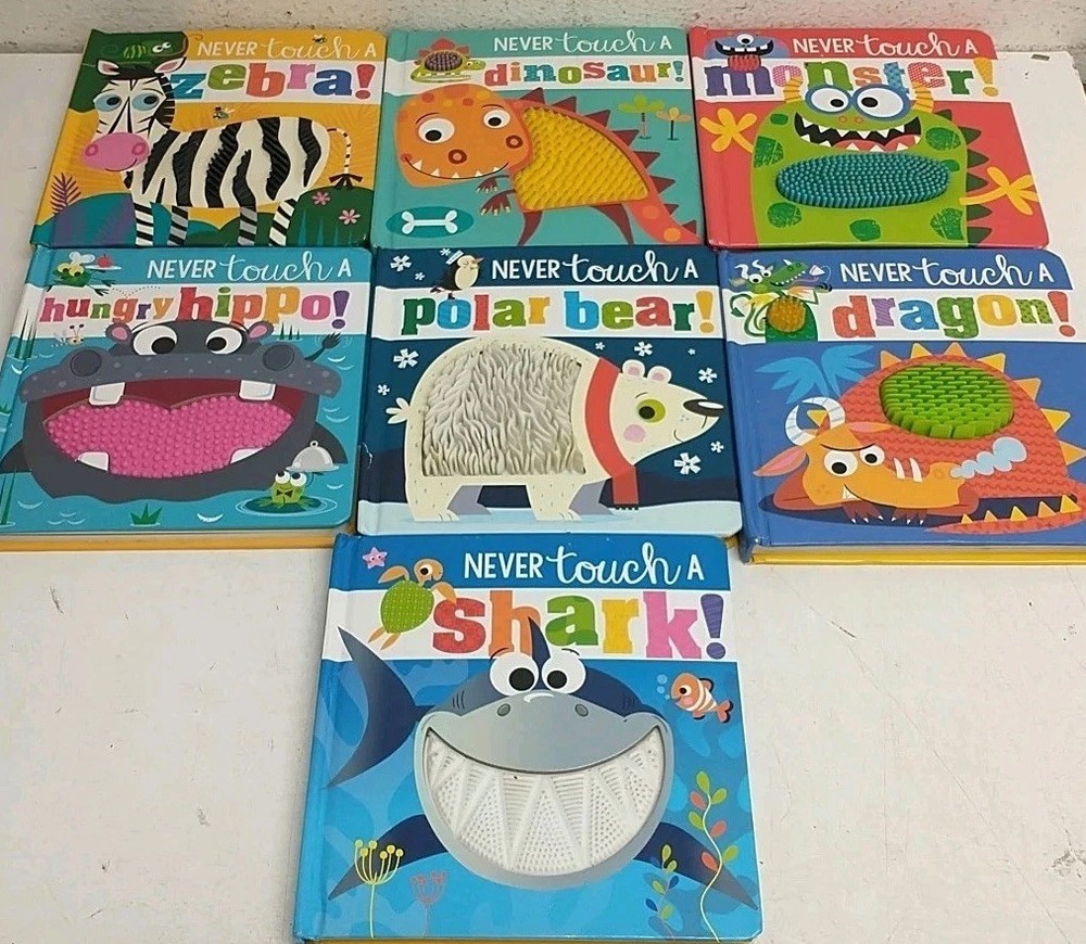 Never Touch A Book Lot Of 7 Touchy Feels Kids Teaching Tots By Rosie Greening