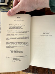 SIGNED/INSCRIBED! Blacks by Gwendolyn Brooks (1991, Hardcover, Dust Jacket)