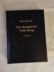 The Hungarian Folk Song By Bela Bartok Revised Edition