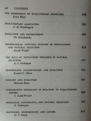 Evolution After Darwin The University Of Chicago Centennial 3 Volume HB 1960