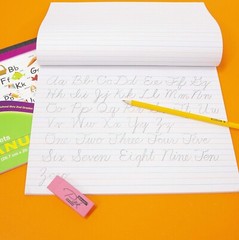 3 Practice Cursive Hand Writing Pad Book Learn to Write Workbook 2nd-3rd Grades